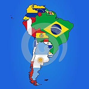 South America Map