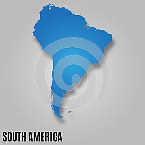 South America map
