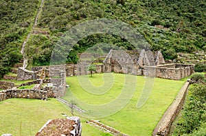 South America - Peru, Inca ruins of Choquequirao