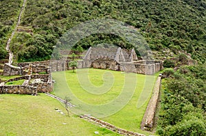 South America - Peru, Inca ruins of Choquequirao