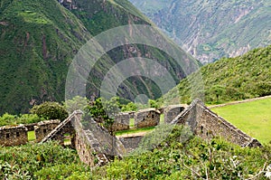 South America - Peru, Inca ruins of Choquequirao