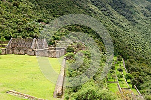 South America - Peru, Inca ruins of Choquequirao