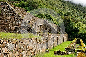 South America - Peru, Inca ruins of Choquequirao