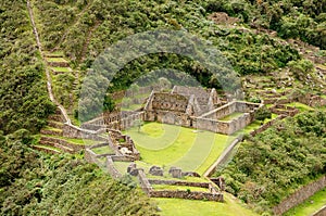 South America - Peru, Inca ruins of Choquequirao photo