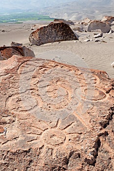 South America, Peru, Toro Muerto Petroglyphs