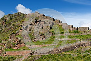 South America, Pisaq Inca ruins, Peru, Sacred Valley,