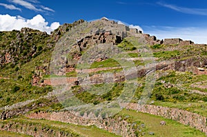 South America, Pisaq Inca ruins, Peru, Sacred Valley,