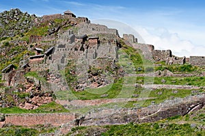 South America, Pisaq Inca ruins, Peru, Sacred Valley,