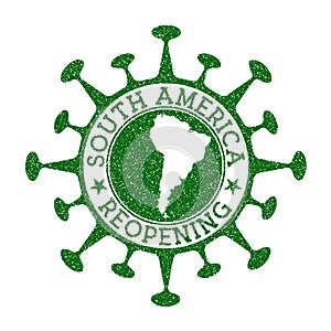 South America Reopening Stamp.