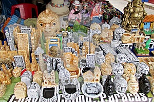 South America traditional crafts gift shop, Bolivia photo