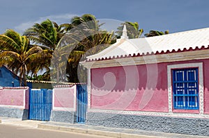 South America, Venezuela, View on the Adicora fishing village