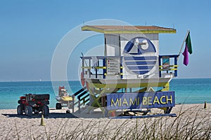 South Beach lifeguard stand