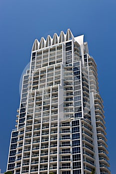 South Beach luxury condominium building in Miami, Florida