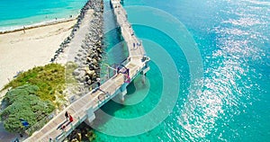 South Beach, Miami Beach. Florida. Aerial view.