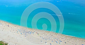 South Beach, Miami Beach. Florida. Aerial view.