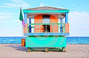 South beach Miami lifeguard tower