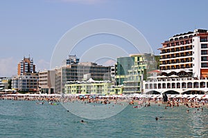 South beach Nessebar in summer