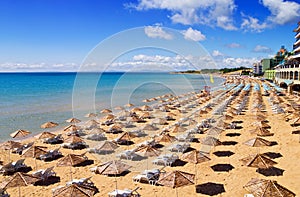 South Beach of Nessebar in summer