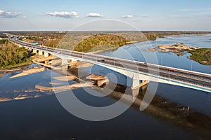 South Bridge in Warsaw, Poland photo