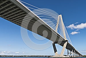 South Carolina Cooper River cable-stay bridge