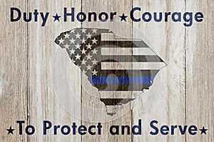 South Carolina Duty Honor and Courage message