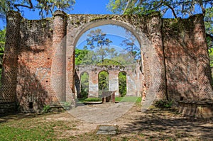 South Carolina Ruins Sheldon Church photo
