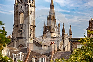 South Church with Kirk of St Nicholas in Aberdeen photo