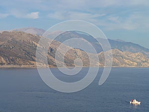 The south coast of Crete from Paleochora