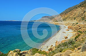 South coast of Crete, Paleochora, Greece