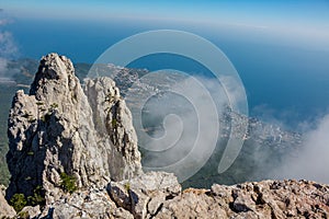 Battlements of Mount Ai-Petri, Crimea photo