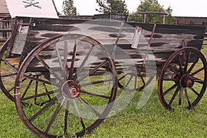 South Dakota Frontier farm wagon