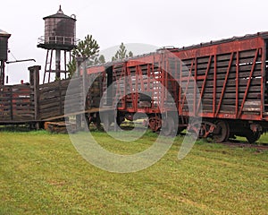 South Dakota Frontier railroad cars