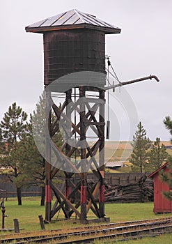 South Dakota Frontier railroad water tower