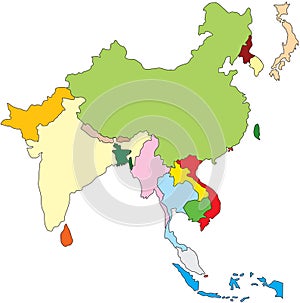 South East Asia Map