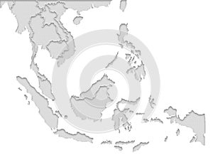 South East Asia map and region