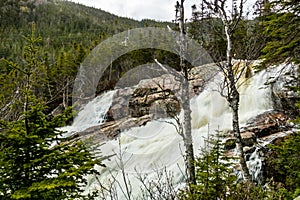 South East Brook Falls. Gros Morne National Park Newfoundland Canada