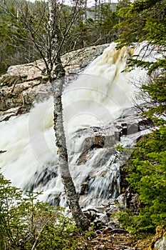 South East Brook Falls. Gros Morne National Park Newfoundland Canada