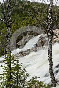 South East Brook Falls. Gros Morne National Park Newfoundland Canada