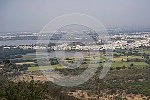 South Eastern Part of Indore near Limbodi Lake and Construction