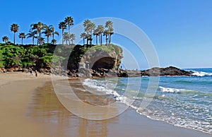 South end of Crescent Bay, Laguna Beach, California photo