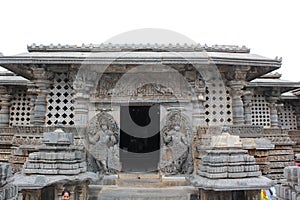 South entrance of the Hoysaleshwara temple