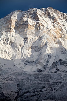 South face of Annapurna I from Annapurna Base Camp, Annapurna Sanctuary, Kaski District, Nepal