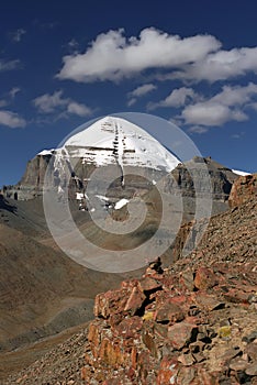 The South Face of Sacred Mount Kailash.