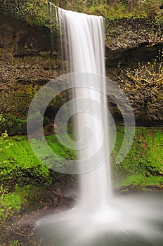 South Falls during the spring at Silver Falls Stat