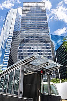 South Ferry subway station in New York City, USA