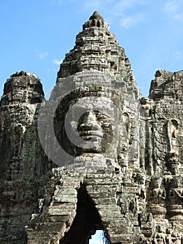 South gate, Angkor Thom, Cambodia