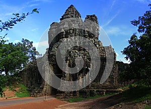 South gate, Angkor Thom, Cambodia