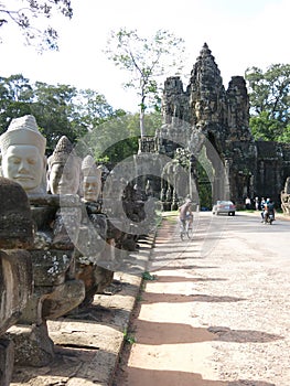 South gate, Angkor Thom, Cambodia