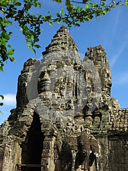 South gate, Angkor Thom, Cambodia