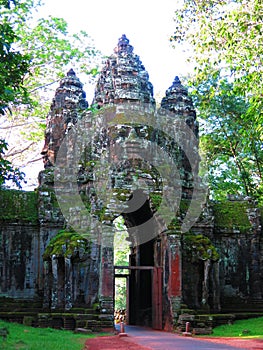 South gate, Angkor Thom, Cambodia